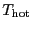 \ensuremath{T_\ensuremath{\mathrm{hot}}\ifthenelse{\equal{}{}}{}{^\ensuremath{\mathrm{}}}}