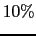 $10 \%$