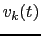 $v_k(t)$