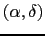 $(\alpha,\delta)$