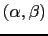 $(\alpha,\beta)$