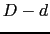 $D-d$