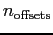 $n_{\rm offsets}$