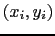 $(x_i,y_i)$