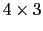 $4 \times 3$